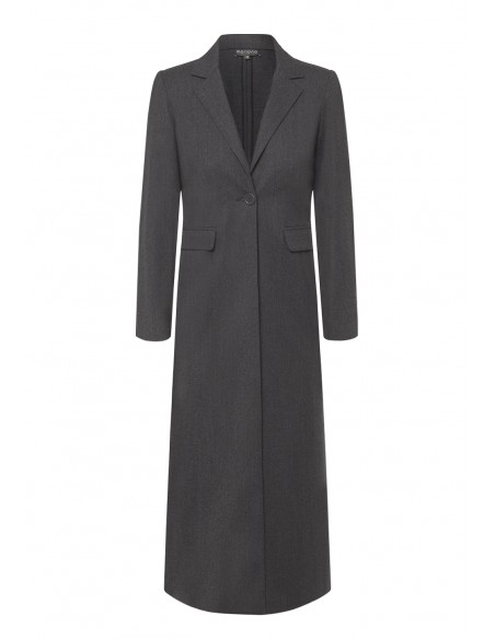 long fitted coat