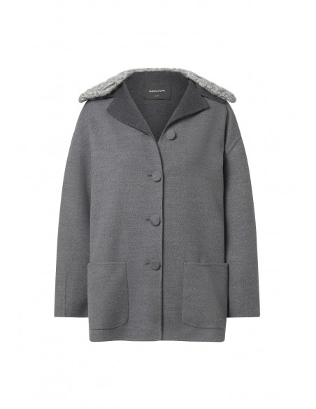 FABIANA_FILIPPI_DOUBLE_FACE_JACKET_WITH_CONTRASTED_COLLAR_MARIONA_FASHION_CLOTHING_WOMAN_SHOP_ONLINE_CTD215F260
